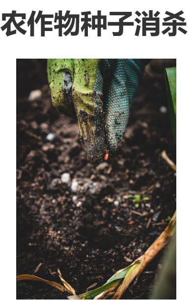 农作物种子消杀技术